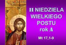 II Niedziela Wielkiego Postu (25 lutego 2024 r.)
