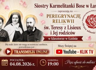 Relikwie św. Teresy z Lisieux i Jej rodziców u sióstr Karmelitanek Bosych w Łasinie
